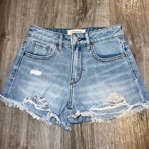 Pacsun Distressed High Rise Shorts